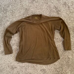 Cabela's Brown Polartec Long Sleeve Undershirt